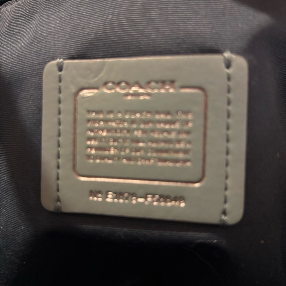 Coach Elegant Blue market Tote Bag - Picture 7 of 9